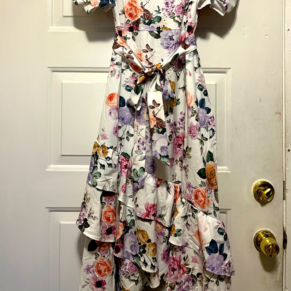 Beautiful elegant floral dress